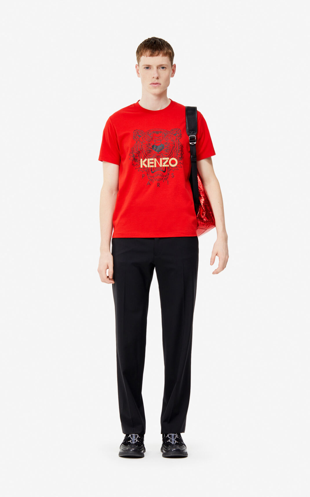 Camiseta Kenzo Tiger Masculino - Vermelhas | 351VUCBWK